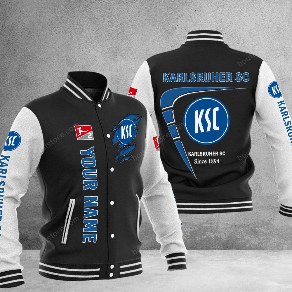 Karlsruher Sc Baseball Jacket Gift For Fan 0356