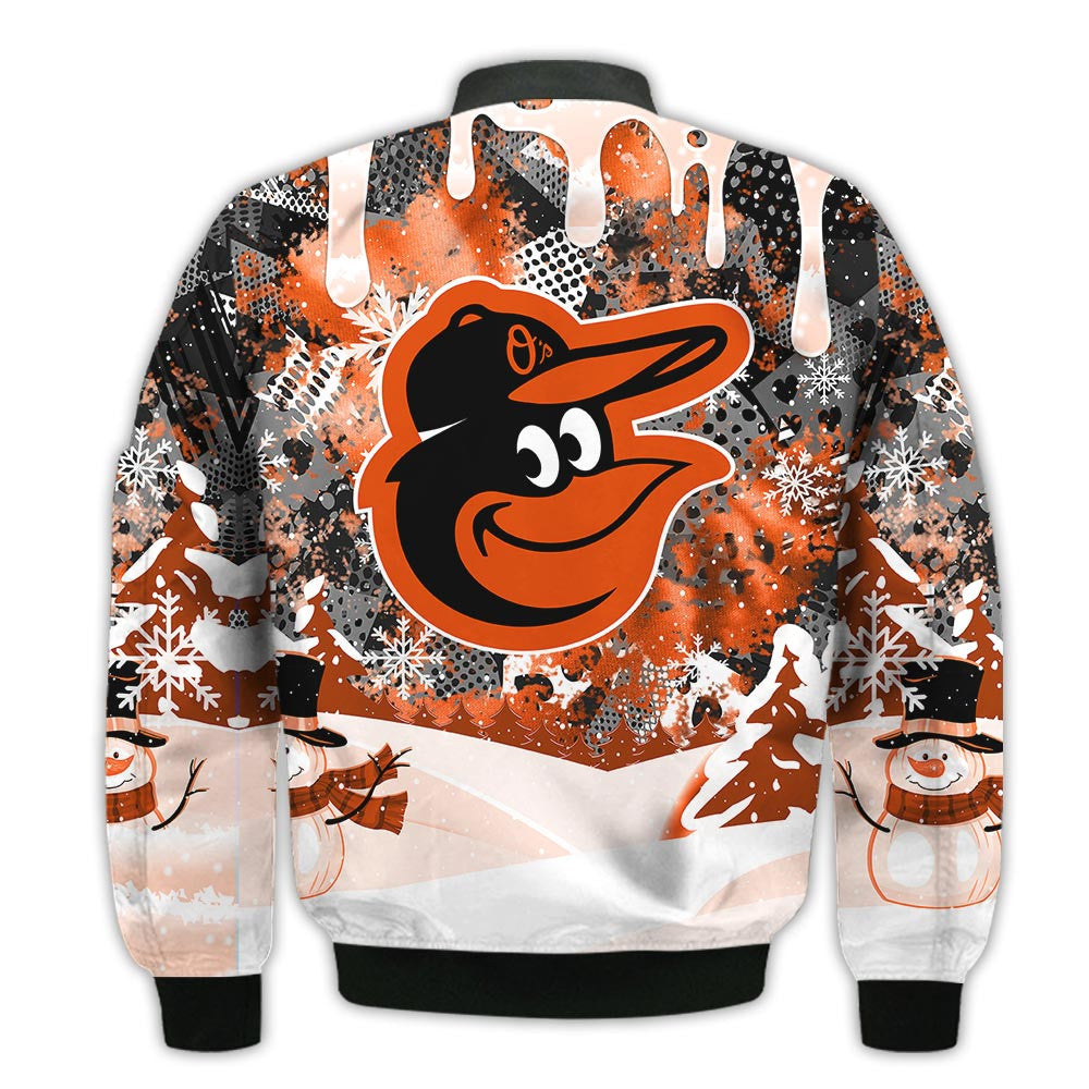 MLB Baltimore Orioles Snoopy Dabbing The Peanuts Bomber Jacket