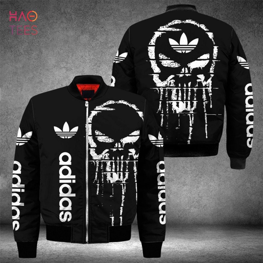 Stylish Black Skull Bomber Jacket - Trendy Graphic Design, Perfect For Casual Wear