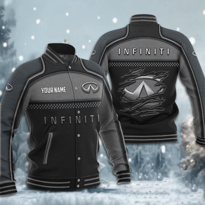 Infiniti Dmhj1820 Baseball Jacket Logo Baseball Varsity Jacket