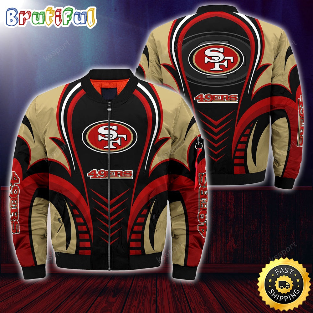 NFL San Francisco 49ers Bomber Jacket Trendy Bomber Jackets
